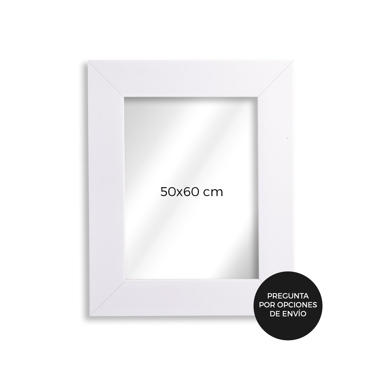 Espejo decorativo de 50x60cm con marco de 7cm SKU 7 – Fábrica Galería